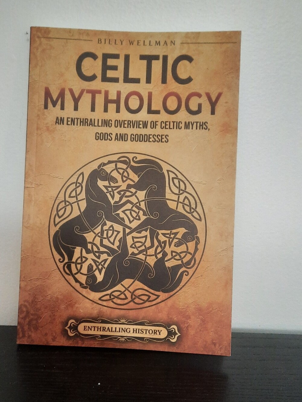 Celtic Mythology by Billy Wellman - Vintage Tan & Black Cover